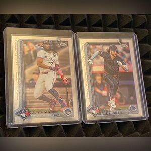 Topps Chrome 2025 Baseball-Bo Bichette & Vladimir Guerrero Jr.